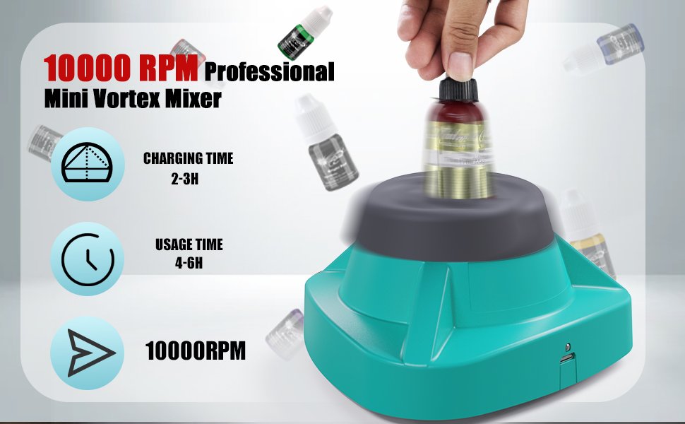 Mini Vortex Mixer – Professional Tattoo Ink Shaker & Liquid Mixer for Wholesale Supply - Image 15