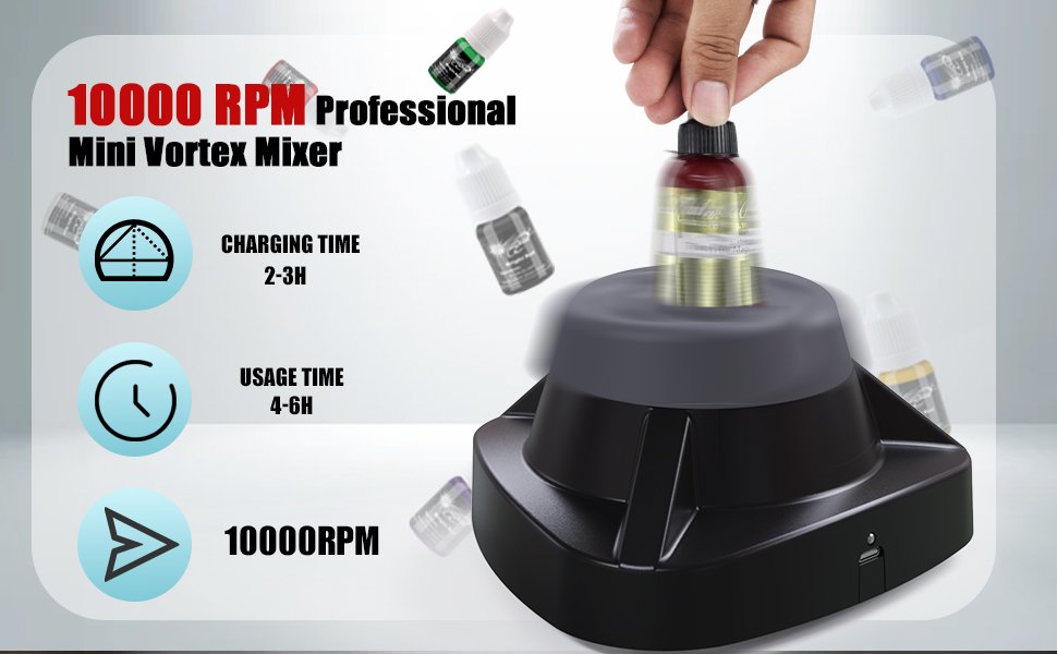 Mini Vortex Mixer – Professional Tattoo Ink Shaker & Liquid Mixer for Wholesale Supply - Image 5