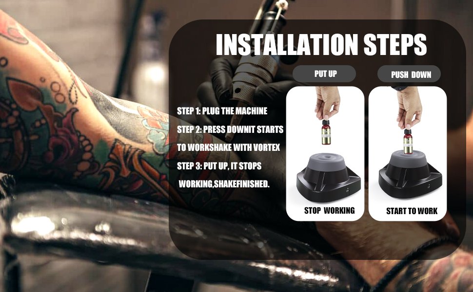 Mini Vortex Mixer – Professional Tattoo Ink Shaker & Liquid Mixer for Wholesale Supply - Image 4