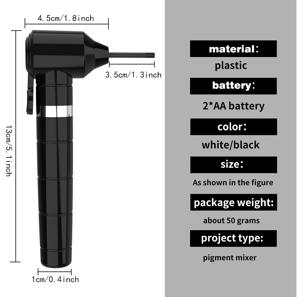 Mini Portable Tattoo Pigment Mixer | Battery Powered Colorant Mixer Wholesale Supplier - Image 7