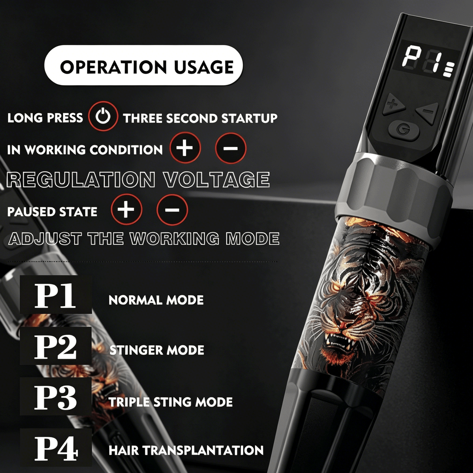 Wireless tattoo pen kit - Image 2