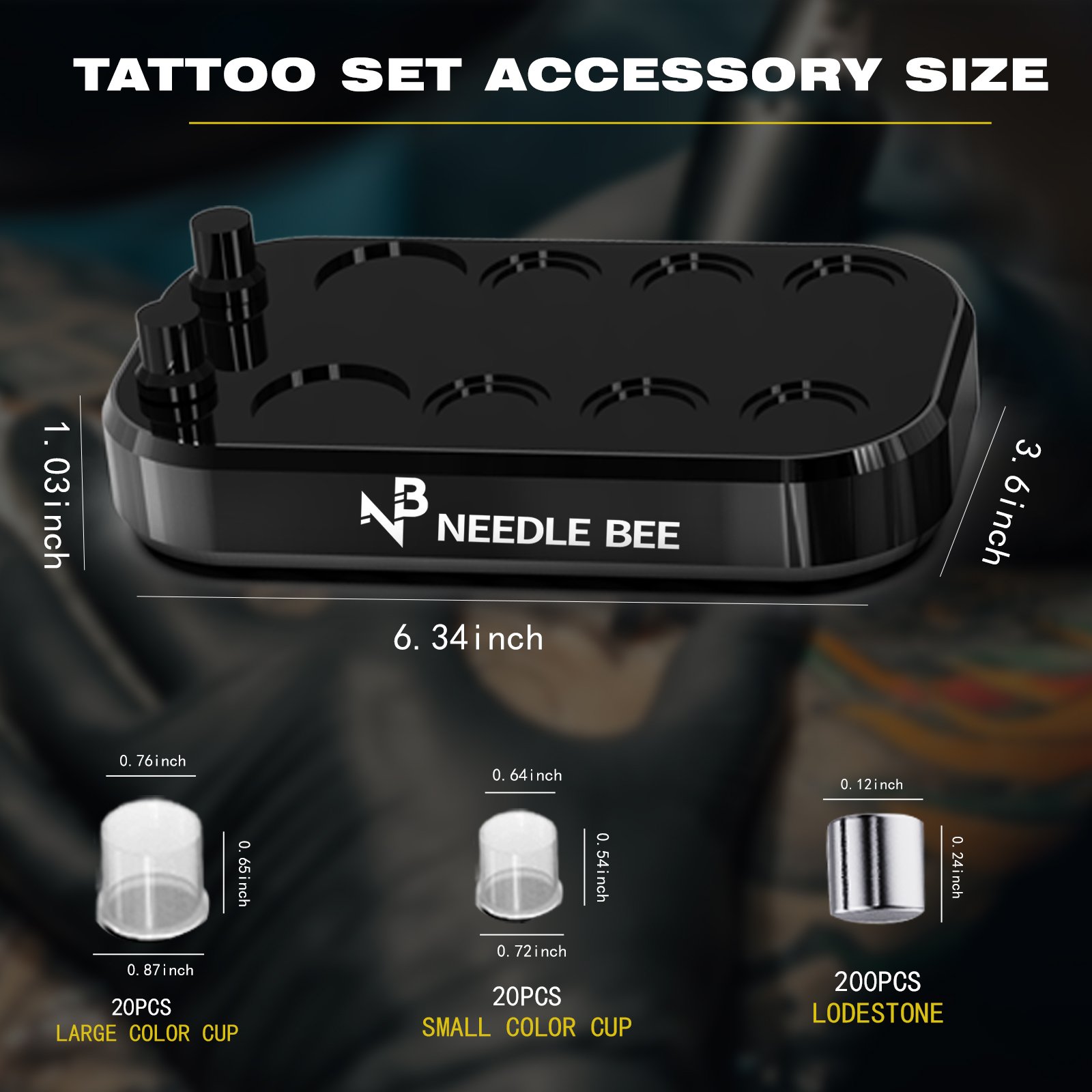 Professional Color Cup Mixer for Tattoo Ink & Pigment Mixing - Image 7